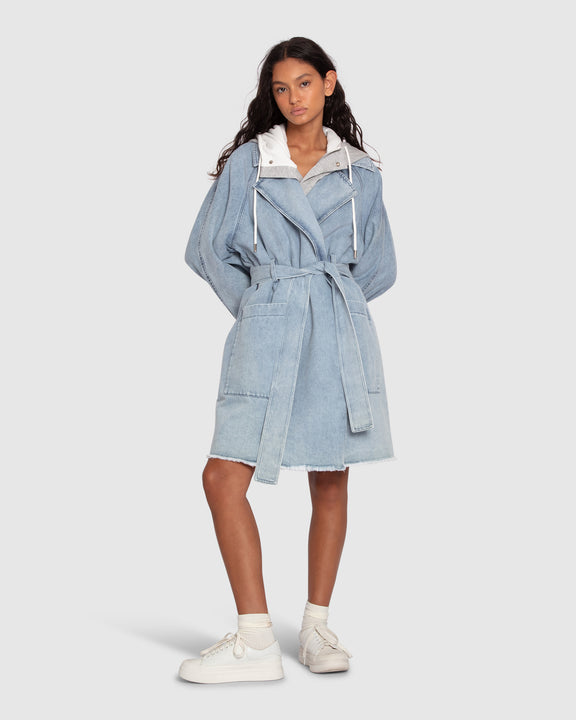 Fresh Boyfriend Jacket - Stonewash
