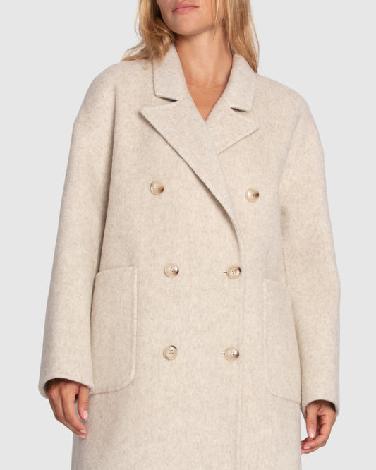 Free Love Coat - Oat Marle