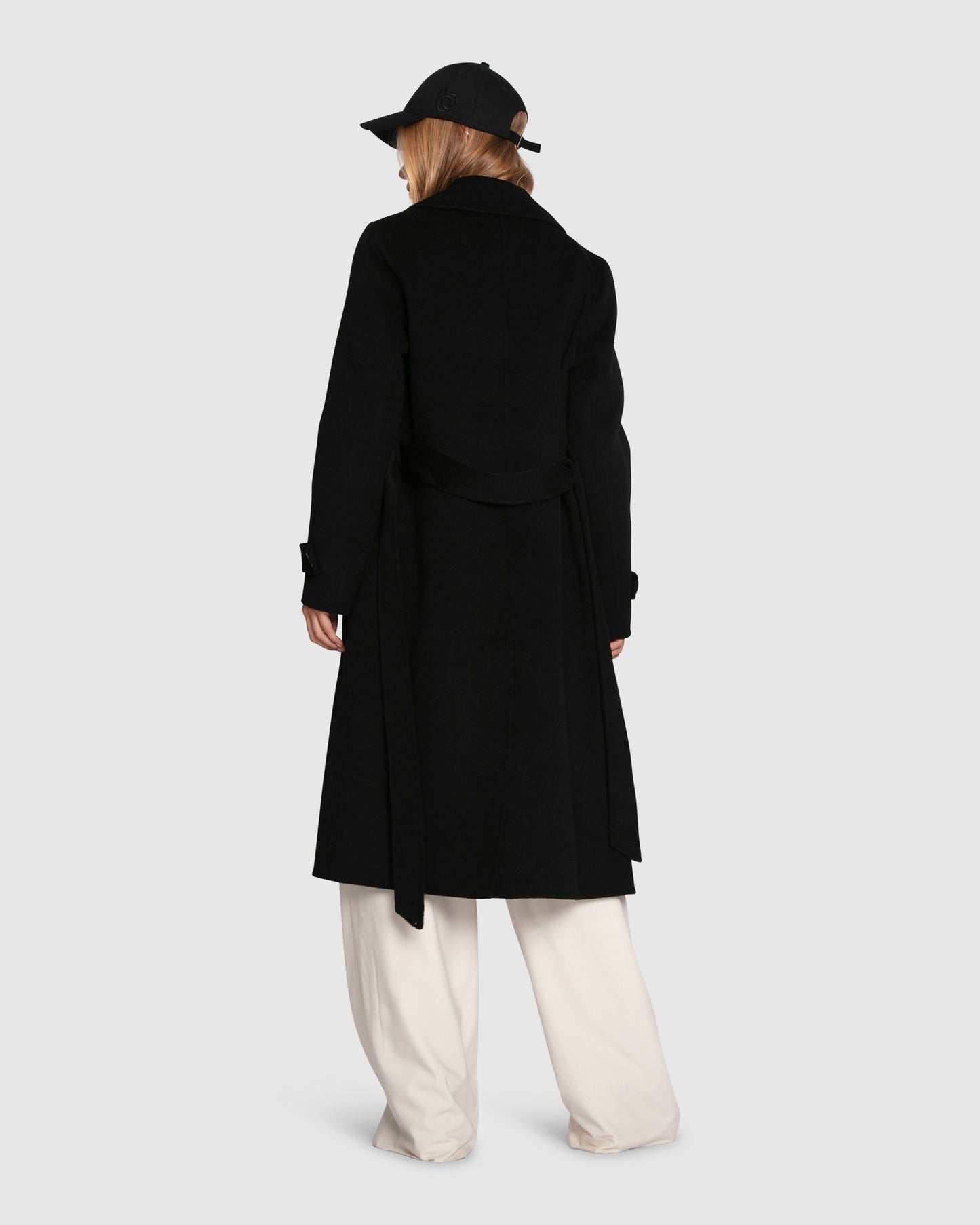 Front Runner Belted Coat - Black