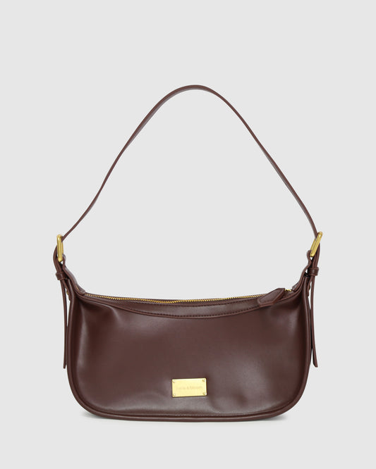 Harper PU Bag - Chocolate