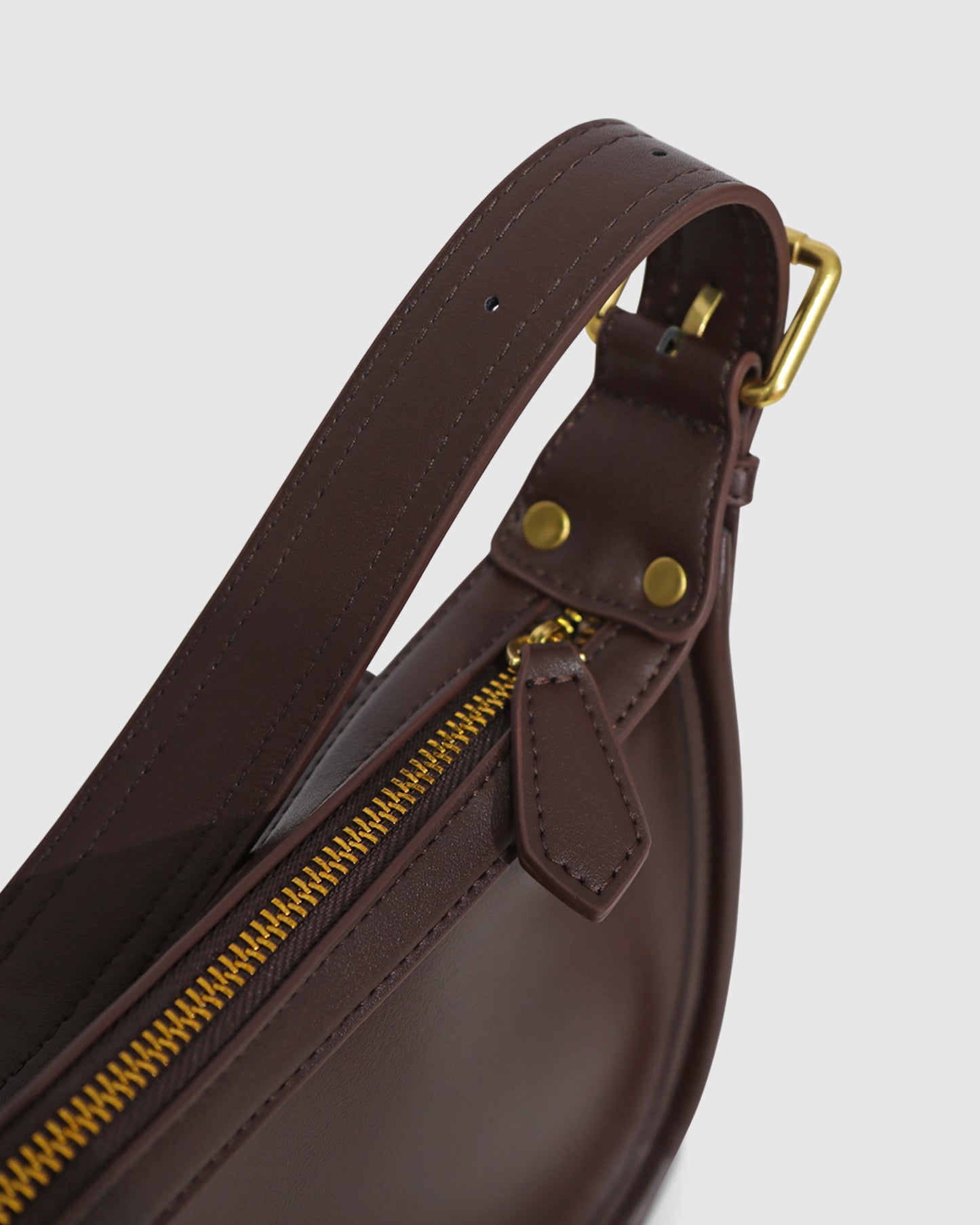 Harper PU Bag - Chocolate