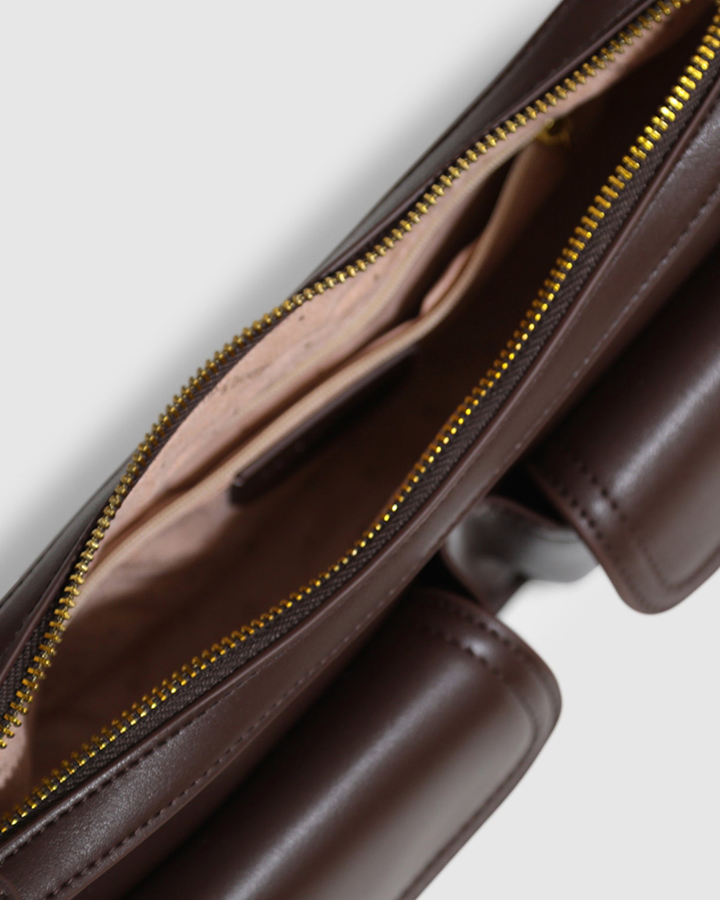 Harper PU Bag - Chocolate
