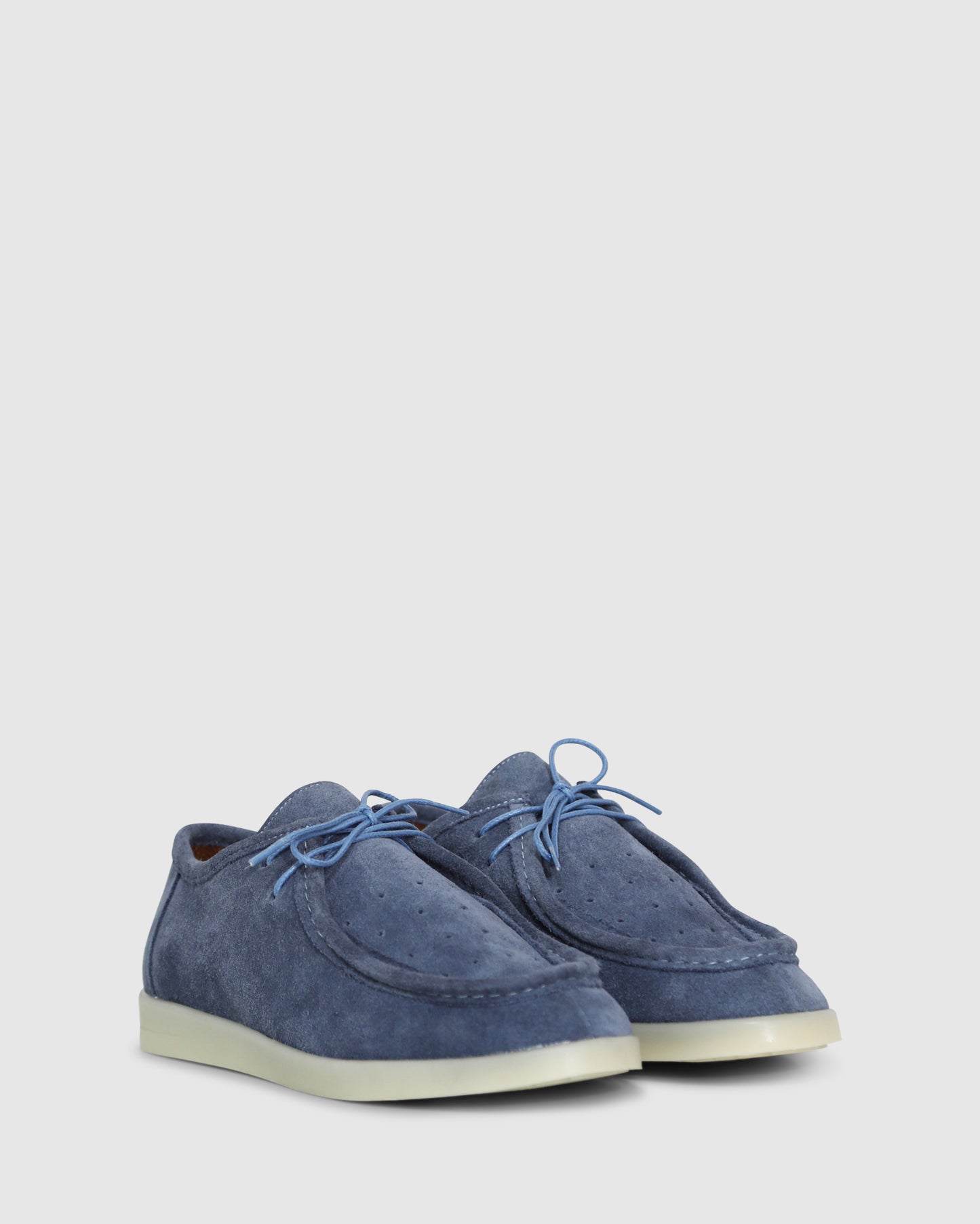Heatwave Suede Boat Shoes - Stonewash Blue