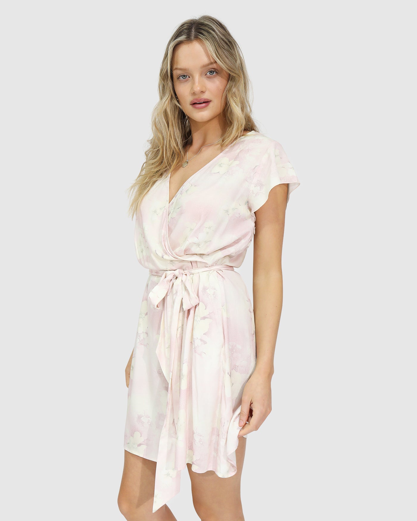 I'm The Star Wrap Dress - Pink