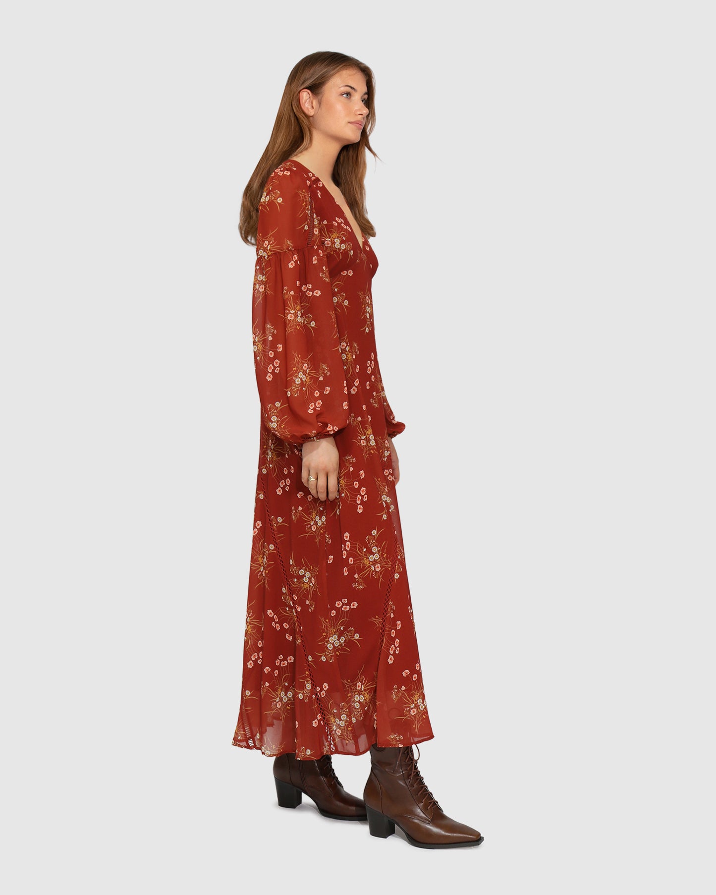 In your Dreams Maxi Dress - Rust