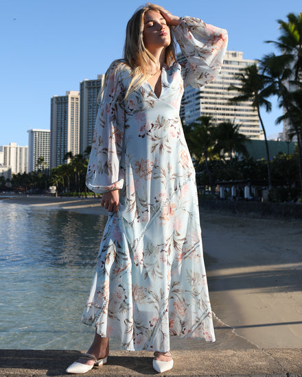 In Your Dreams Maxi Dress - Light Blue