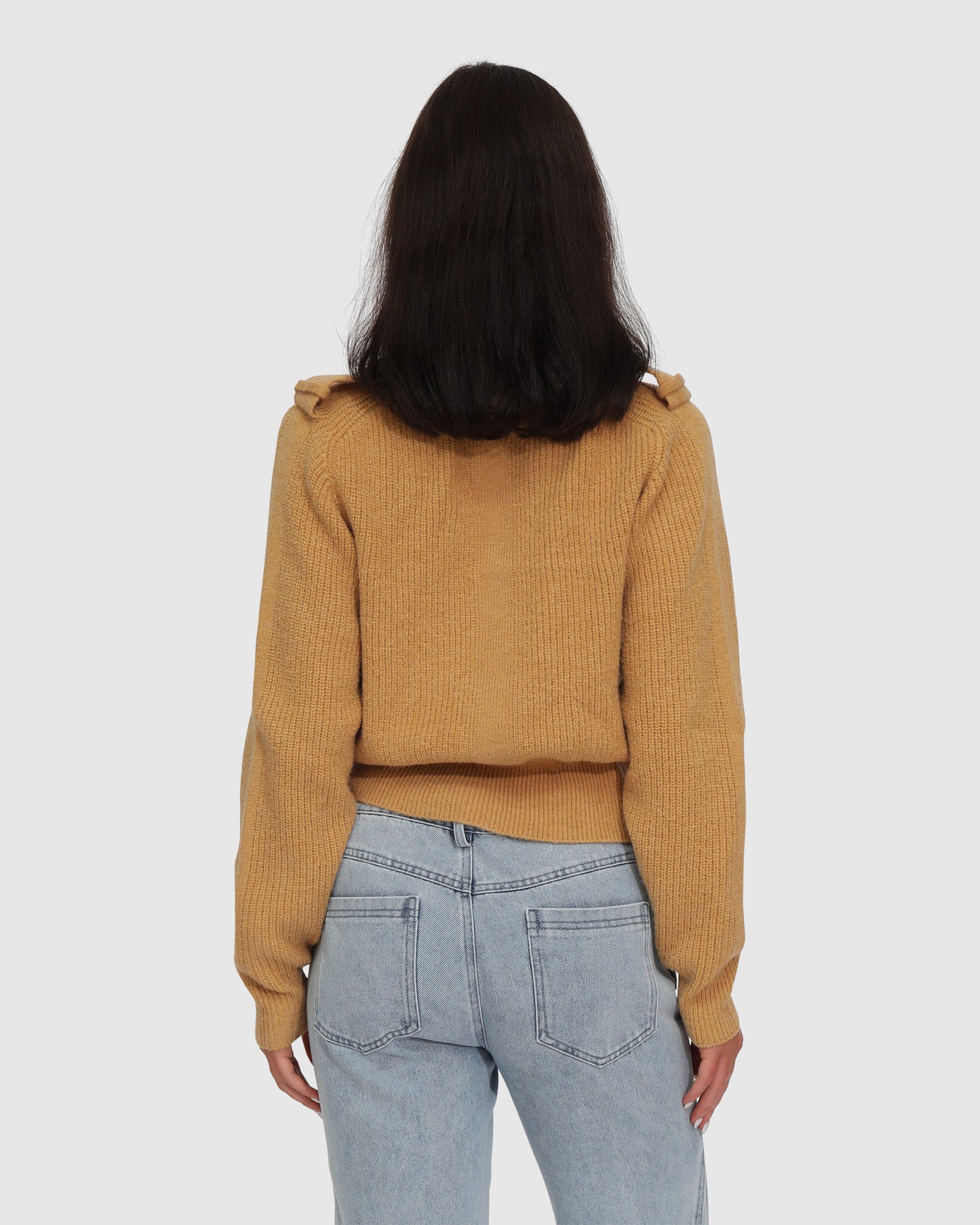 Lost & Found Knitted Sweater - Camel