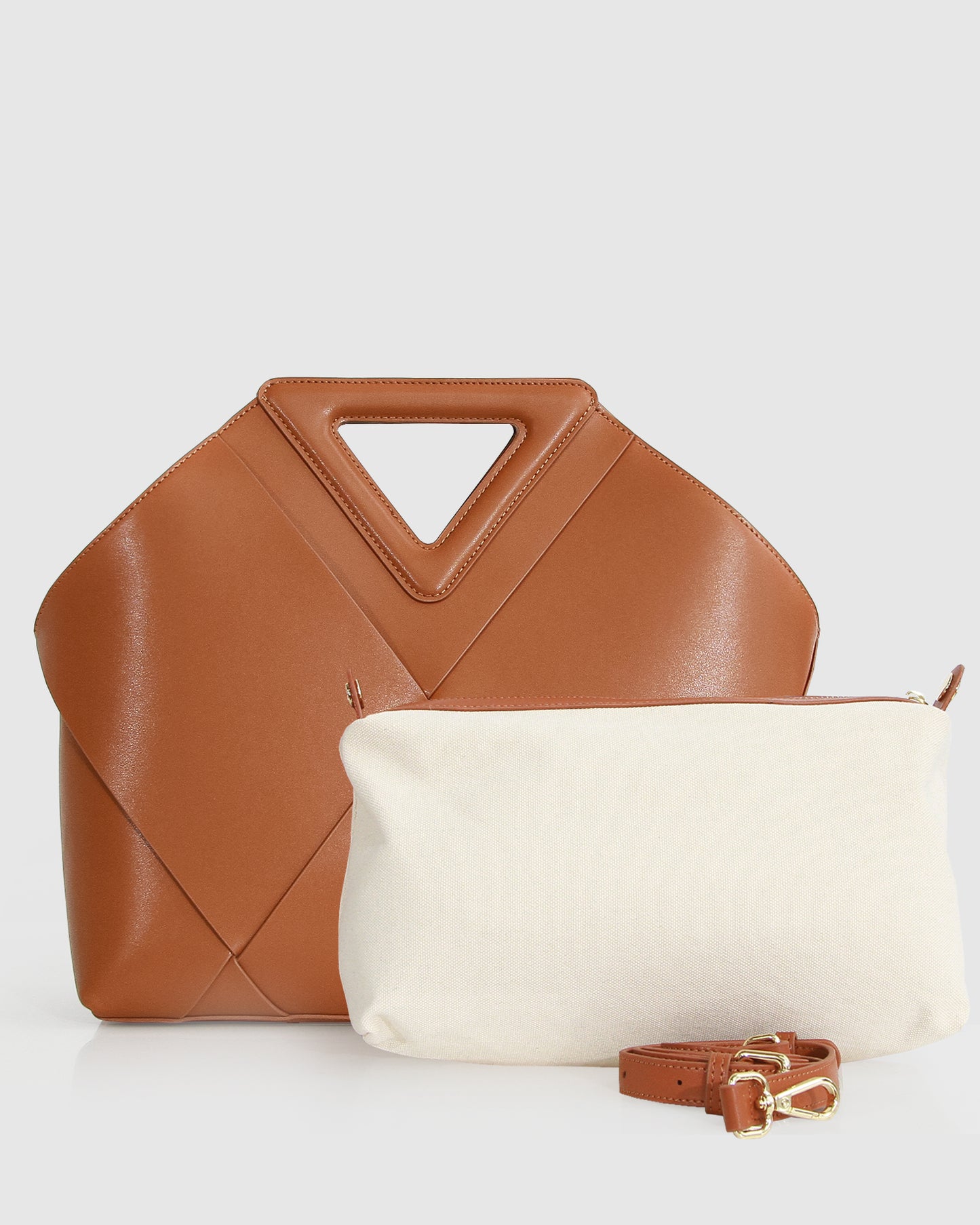 Love Locked Handbag - Camel