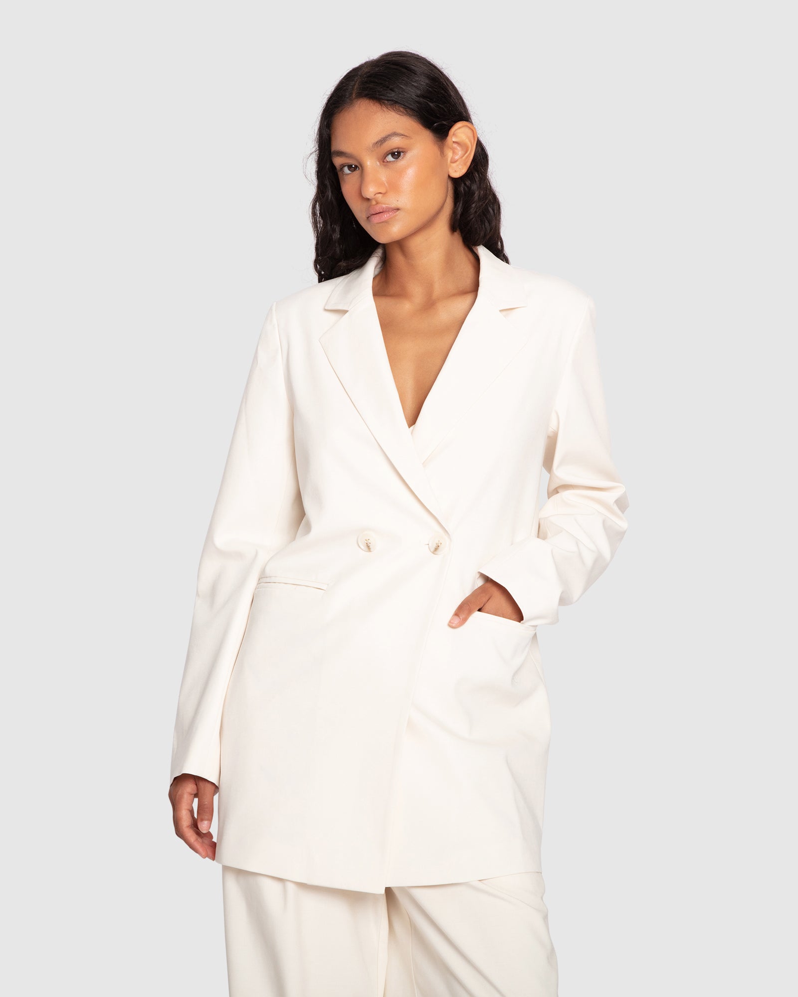 Make it Mine Blazer Cream Belle & Bloom