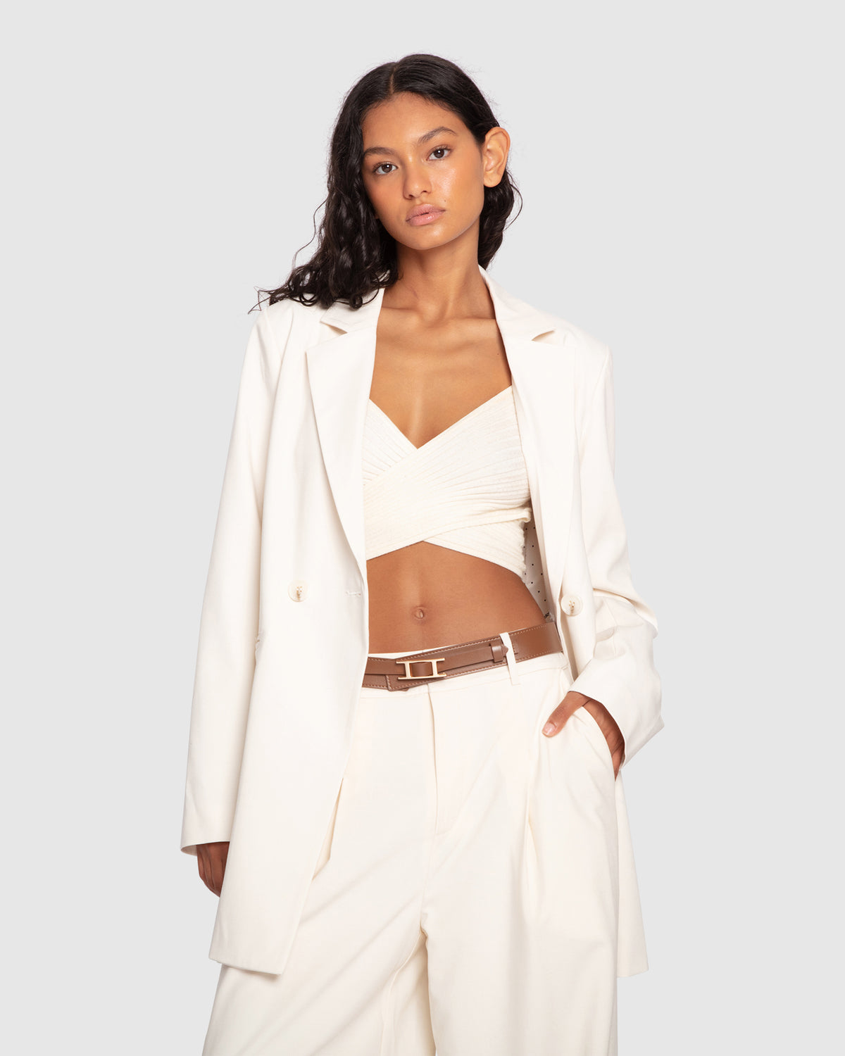 Make it Mine Blazer Cream Belle & Bloom