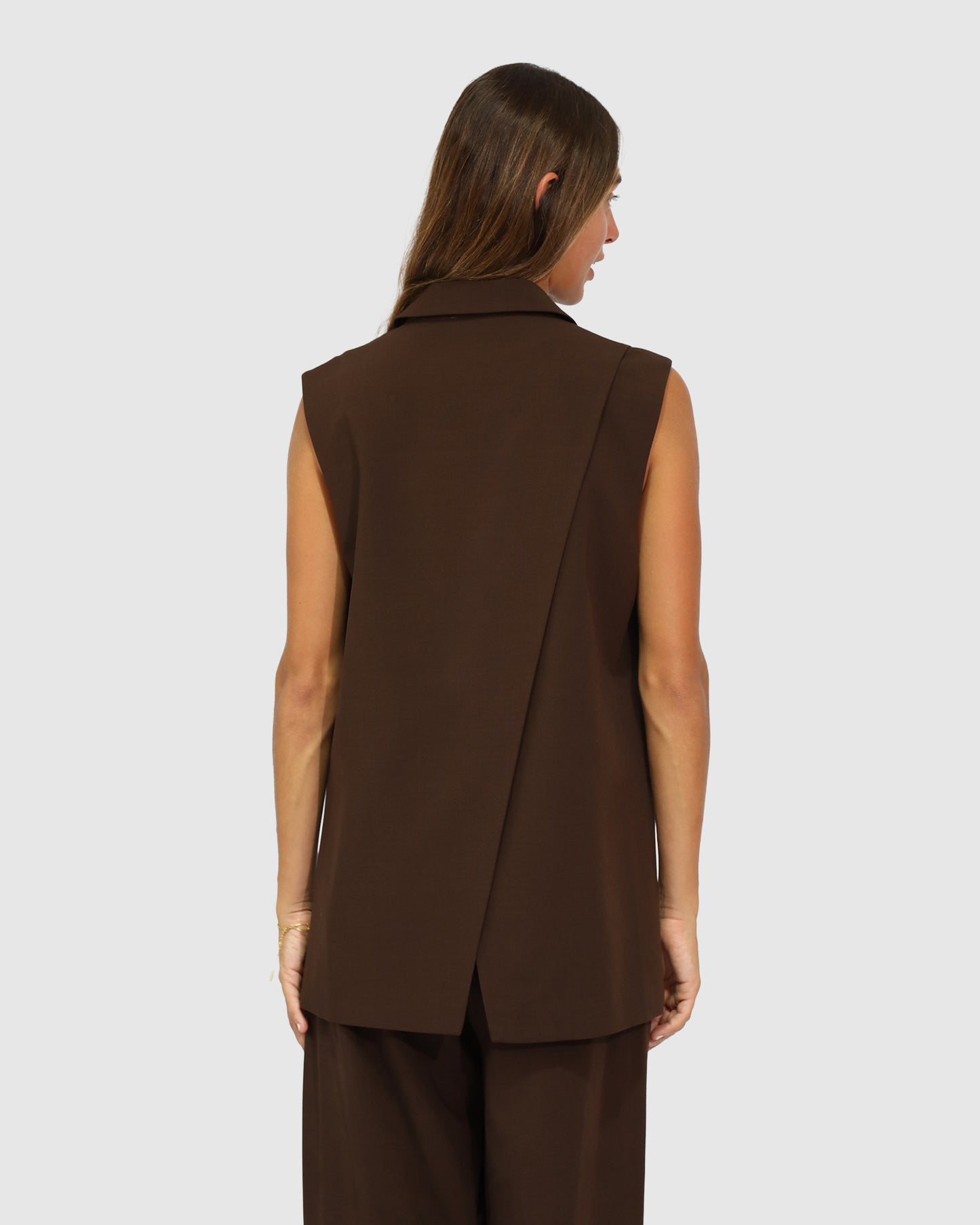 Make it Mine Vest - Chocolate