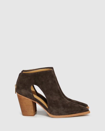 Midnight Special Suede Ankle Boot - Chocolate