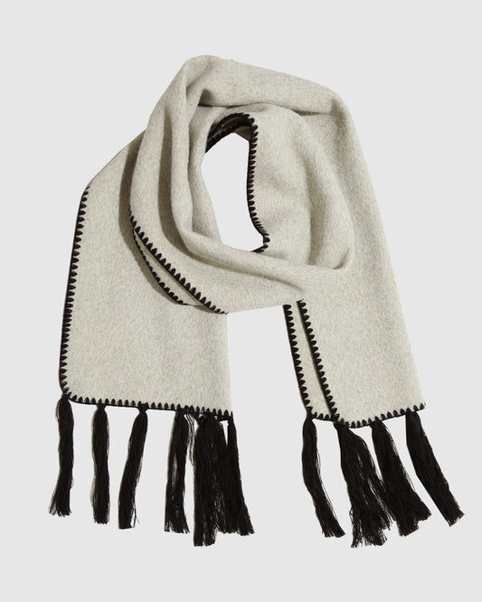 Mountain Side Scarf - Cream