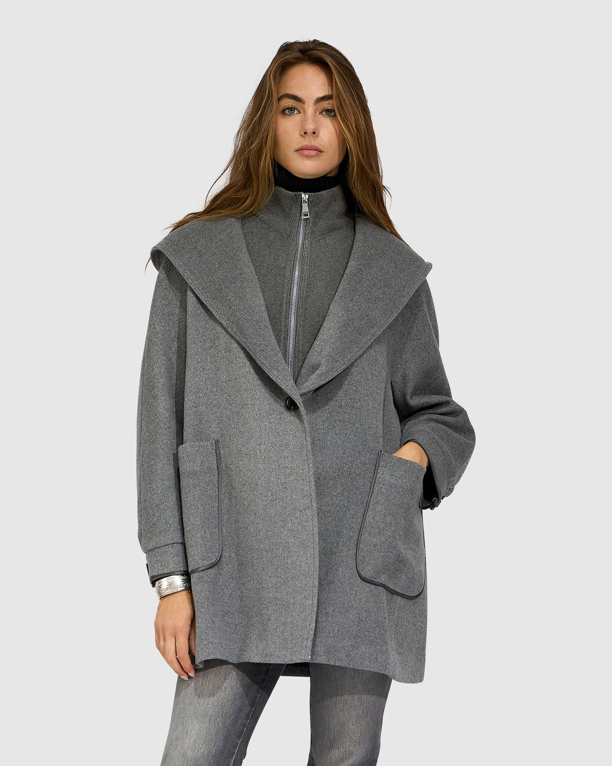 Next To You Coat - Grey
