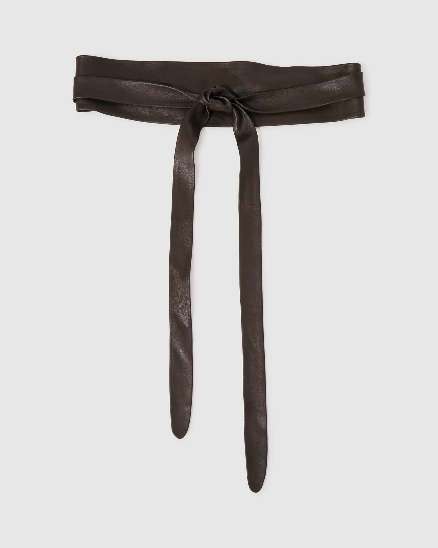 Odyssey Soft Wrap Leather Belt - Chocolate