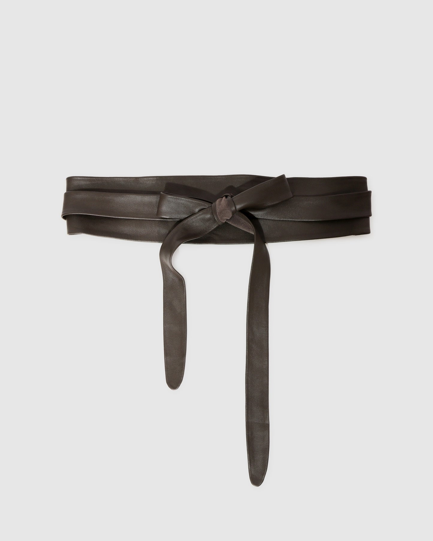 Odyssey Soft Wrap Leather Belt - Chocolate