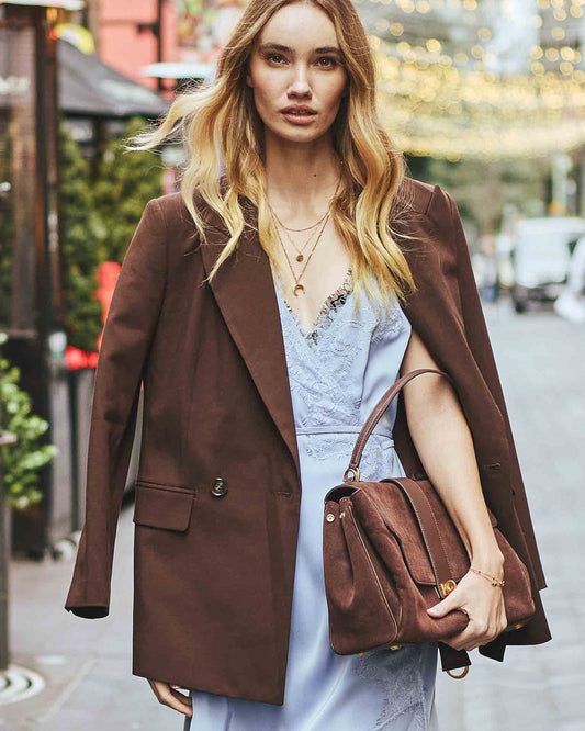 Over and Out Blazer - Chocolate