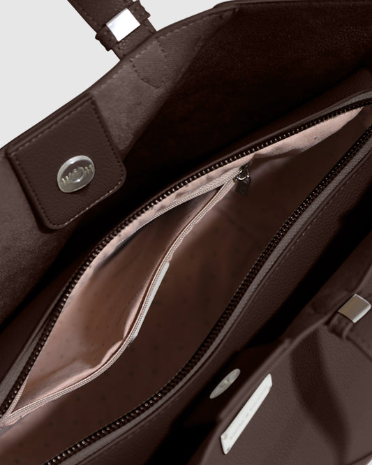 Port Classic PU Bag - Chocolate