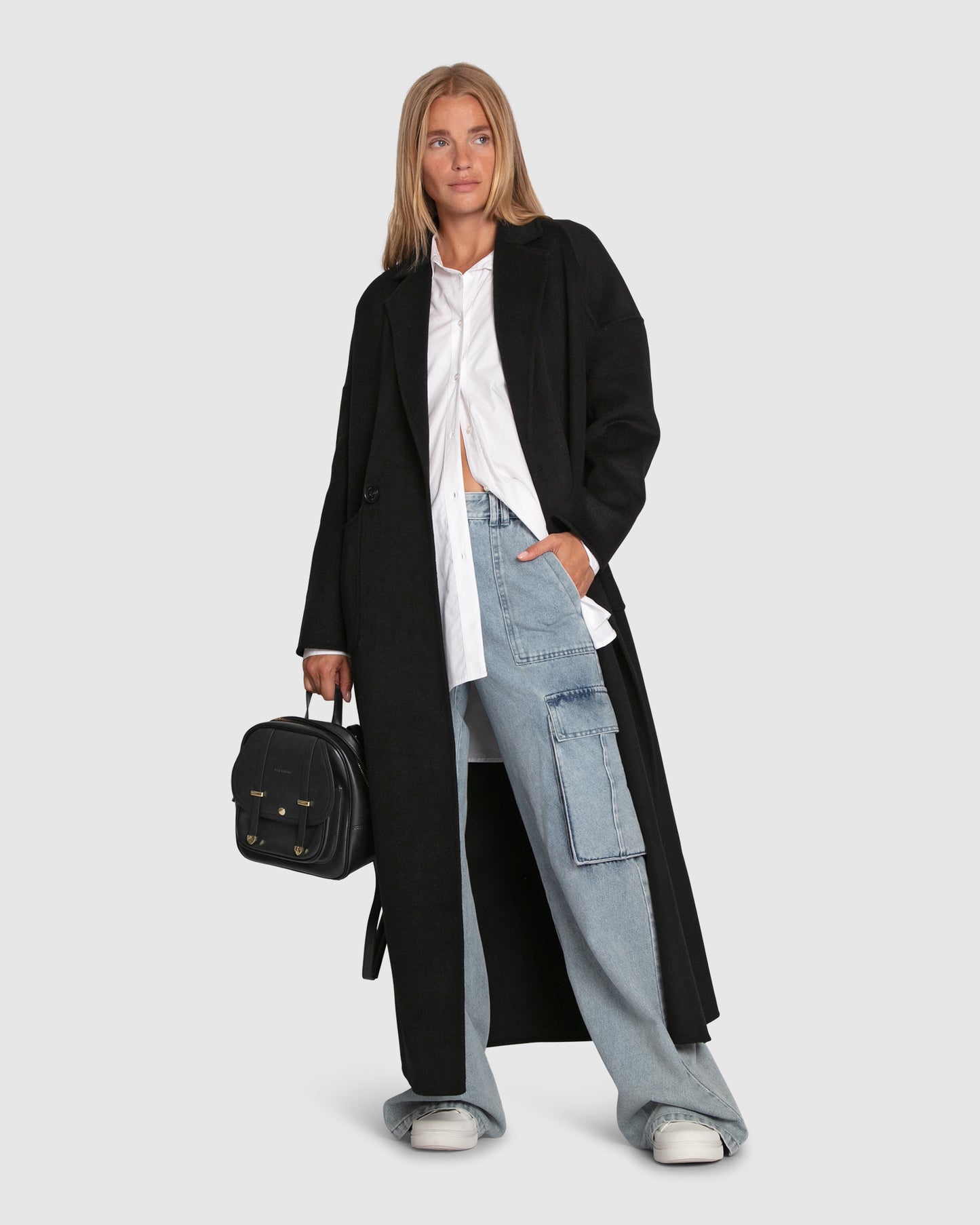 Publisher Maxi Coat - Black