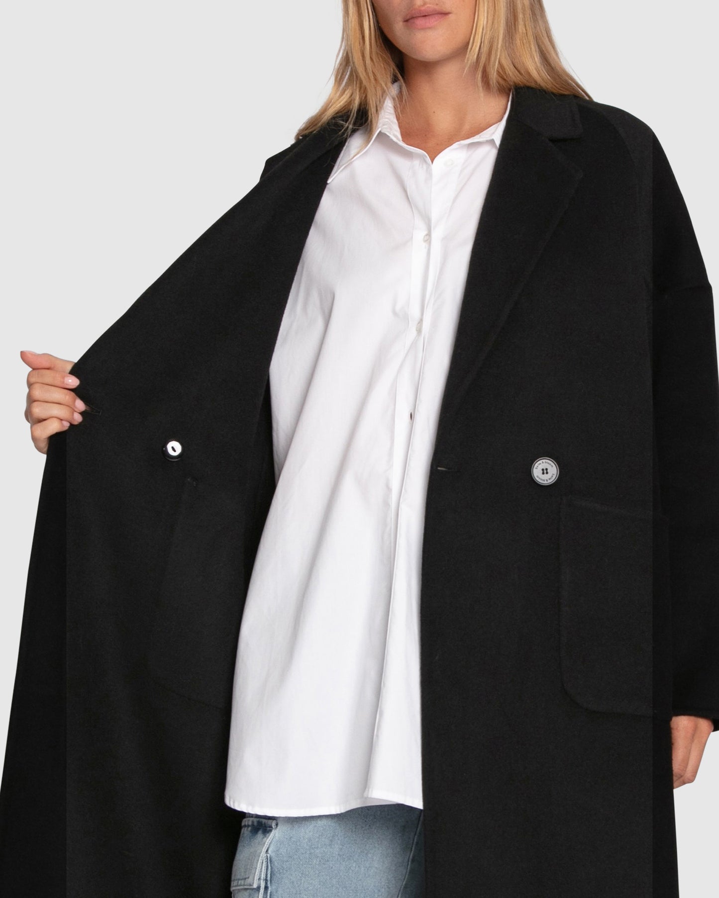 Publisher Maxi Coat - Black