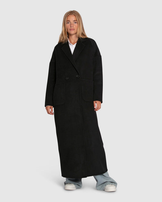 Publisher Maxi Coat - Black
