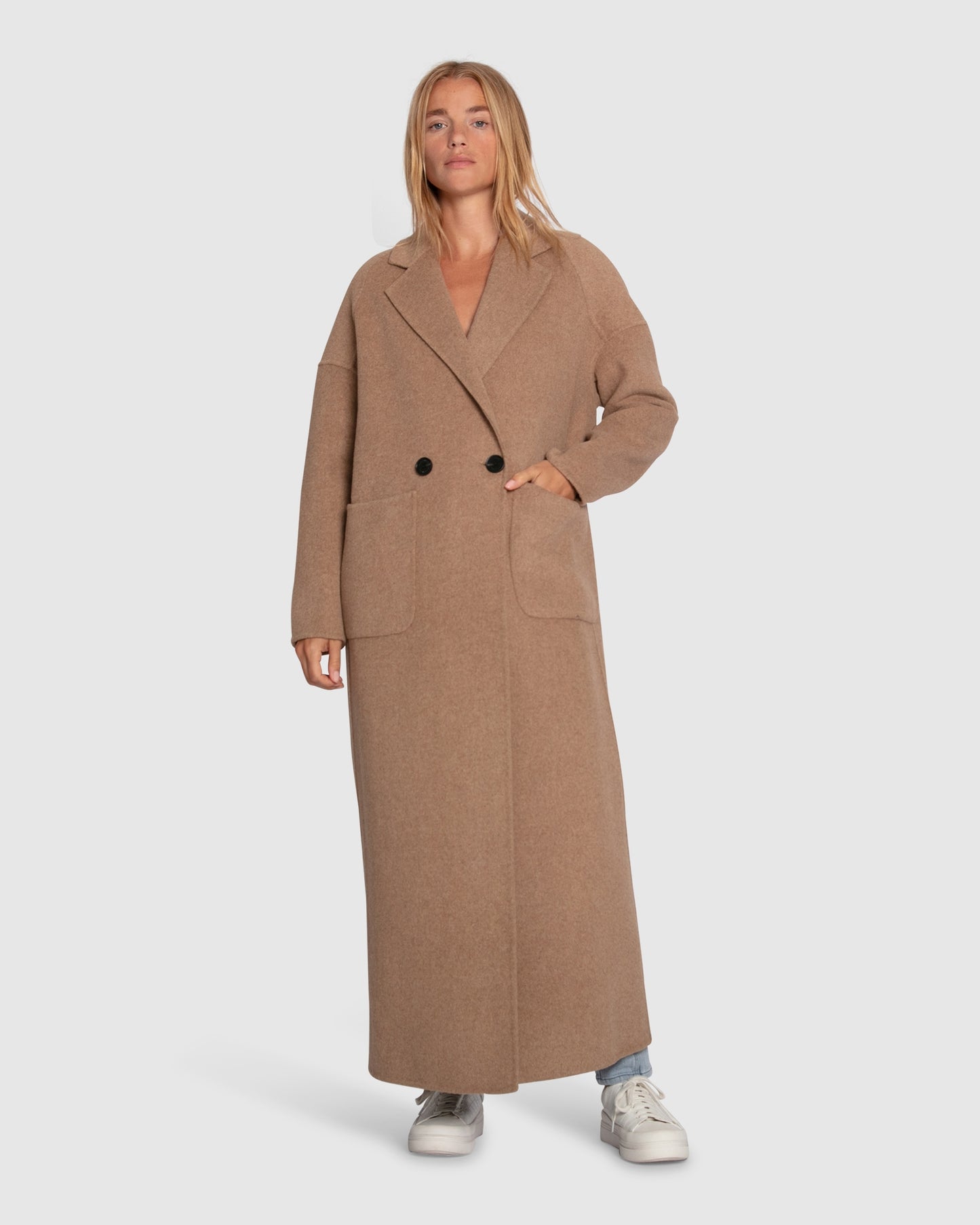 Publisher Maxi Coat - Oat