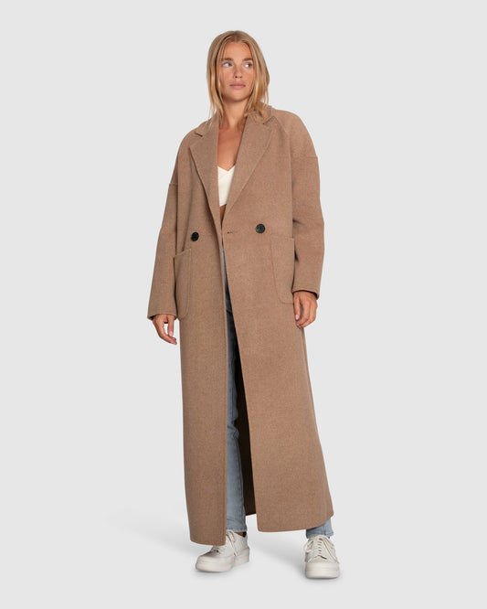 Publisher Maxi Coat - Oat
