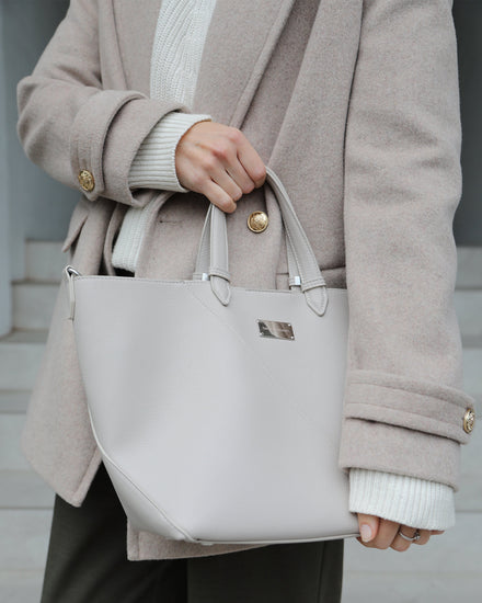 Port Classic PU Bag - Milk Tea