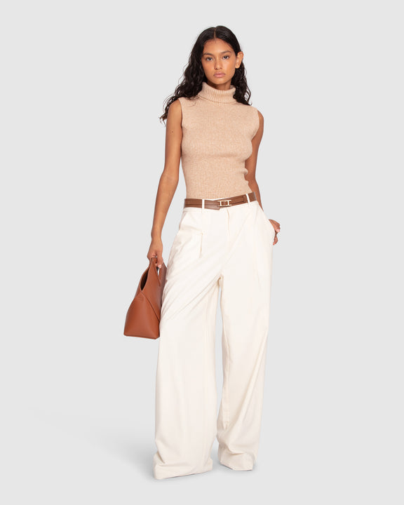 Ready for Your Love Wide Leg Pant - Cream