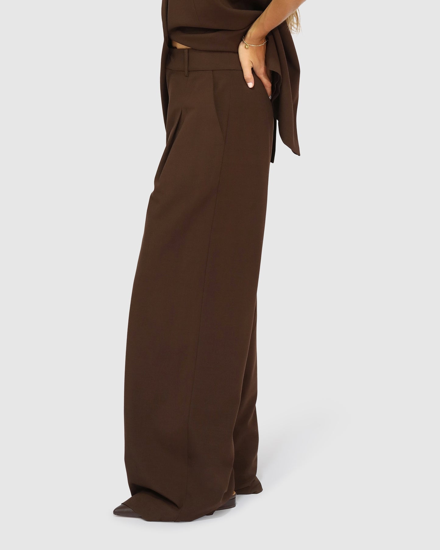 Ready for Your Love Wide Leg Pant - Chocolate