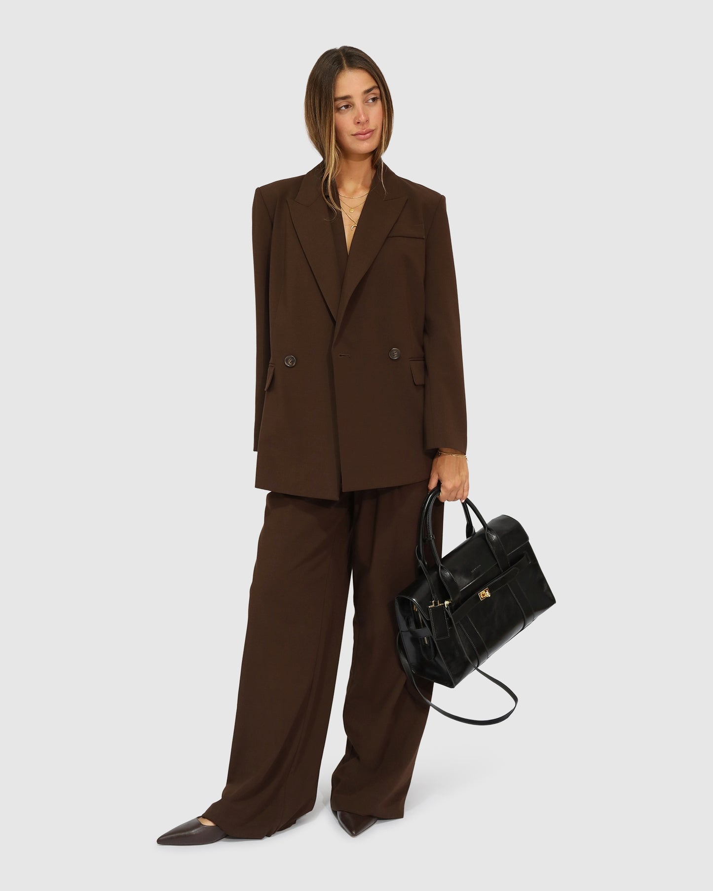 Ready for Your Love Wide Leg Pant - Chocolate