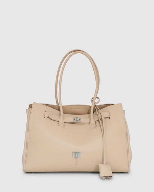 Rude Boy Leather Shoulder Bag - Tan