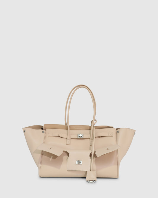 Rude Boy Leather Shoulder Bag - Tan
