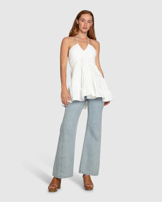 Sunkiss Halter Top - White