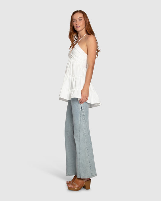 Sunkiss Halter Top - White