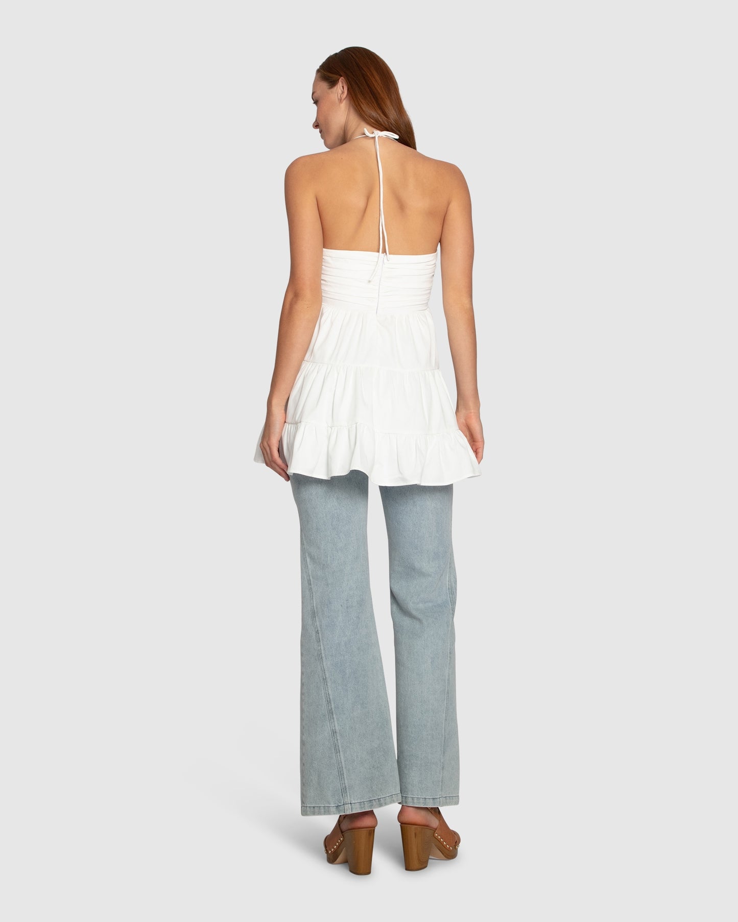 Sunkiss Halter Top - White