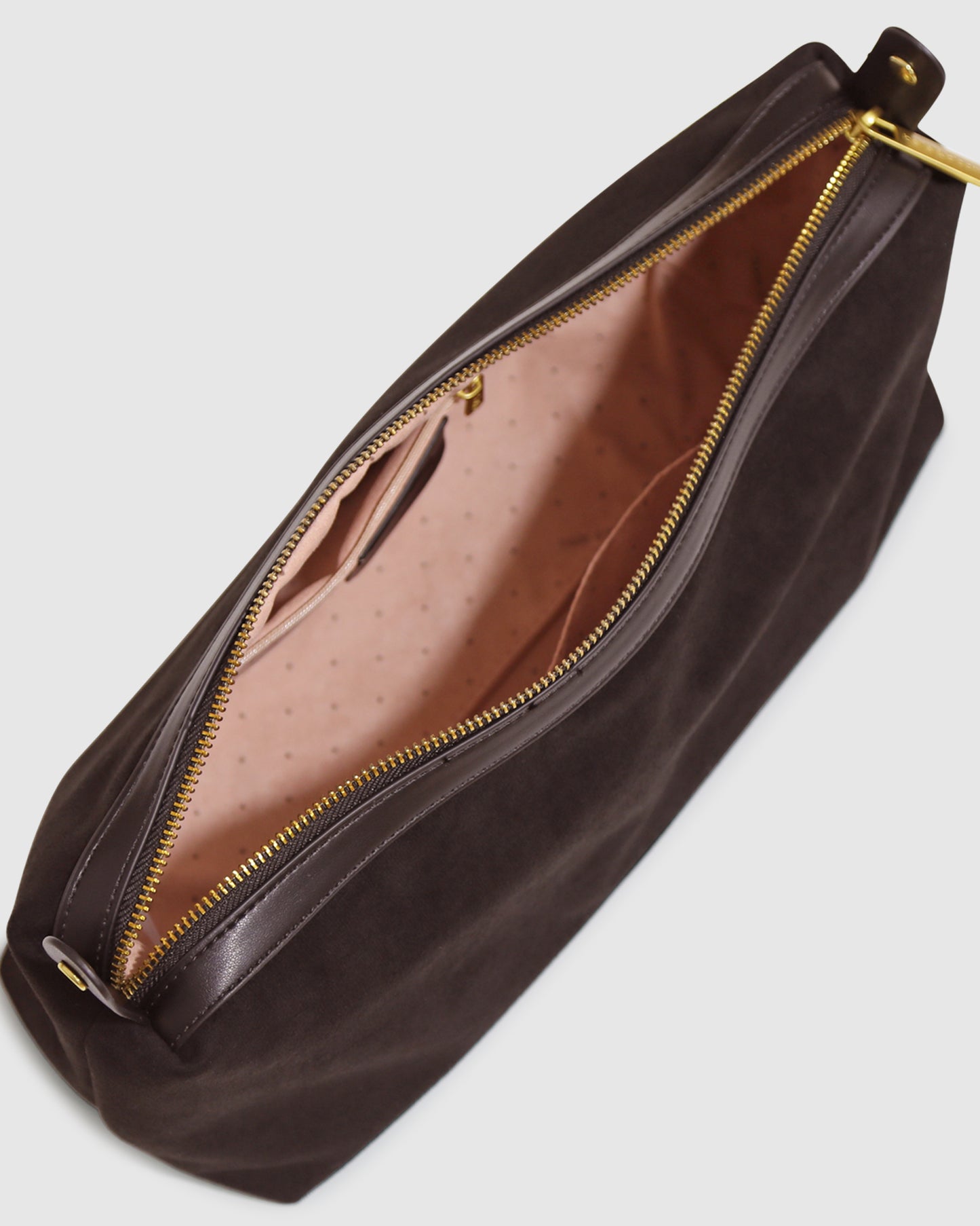 Stream Tote PU Bag - Chocolate