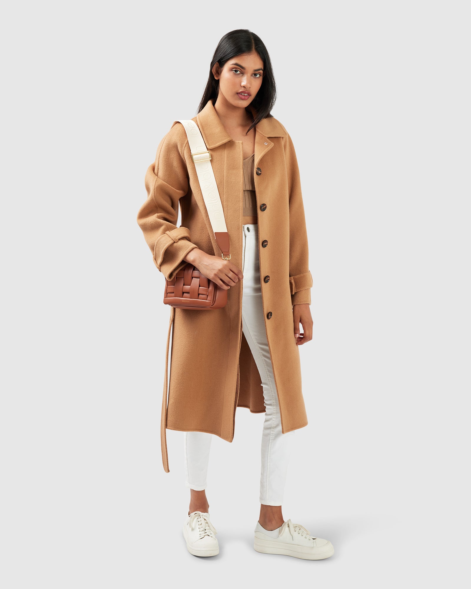 Belle classic wool coat outlet