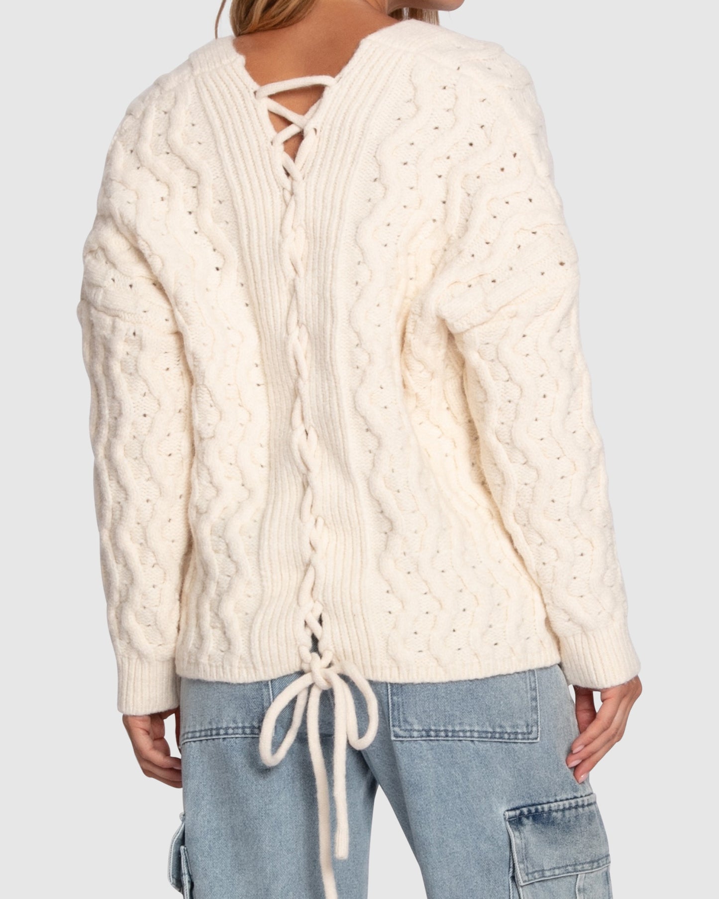Sugar Plum Chunky Cardigan - Cream