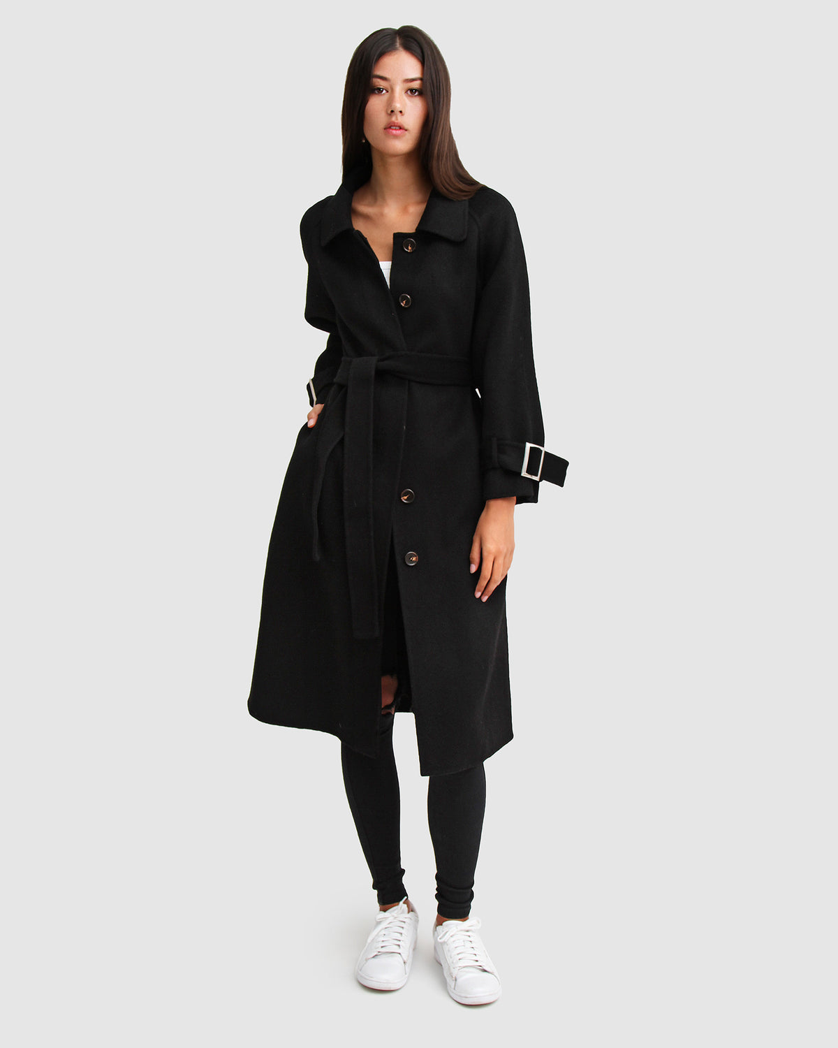 Shore To Shore Belted Wool Coat