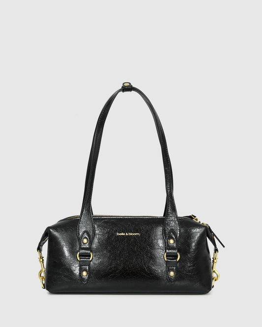 Tide Sling PU Bag - Black