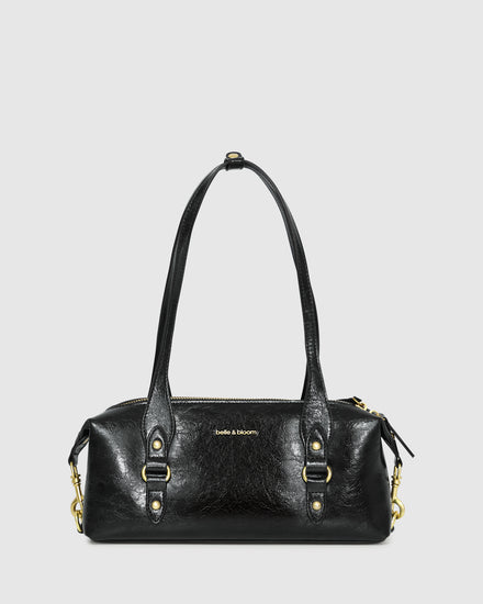 Tide Sling PU Bag - Black