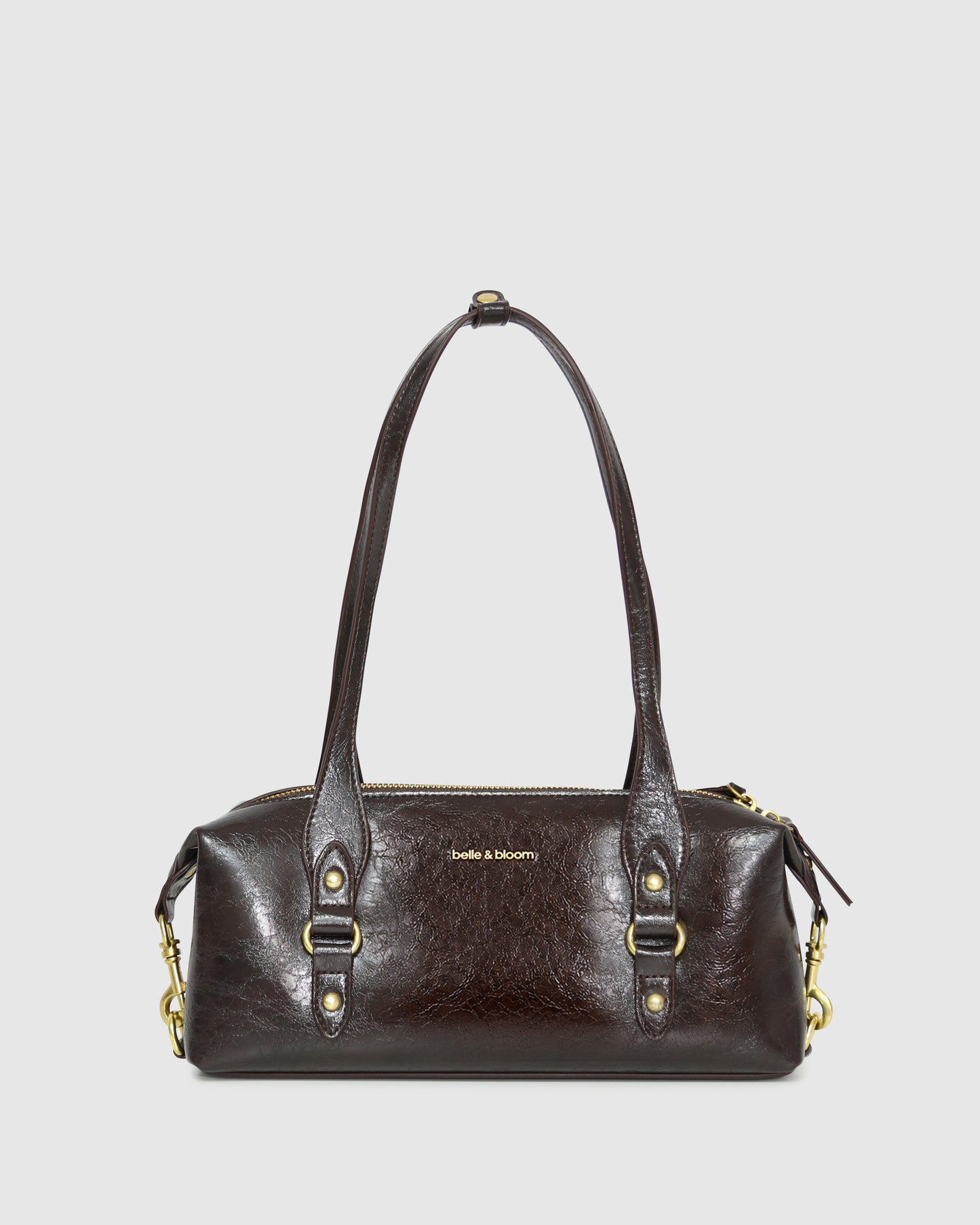 Tide Sling PU Bag - Chocolate