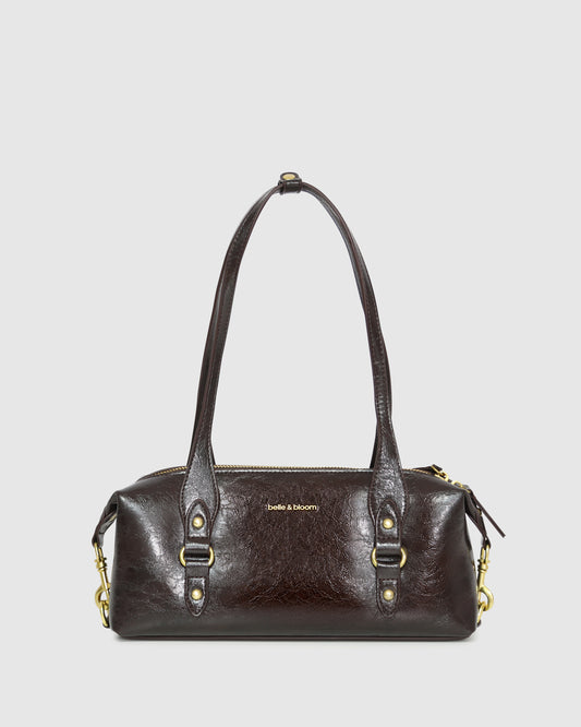 Tide Sling PU Bag - Chocolate