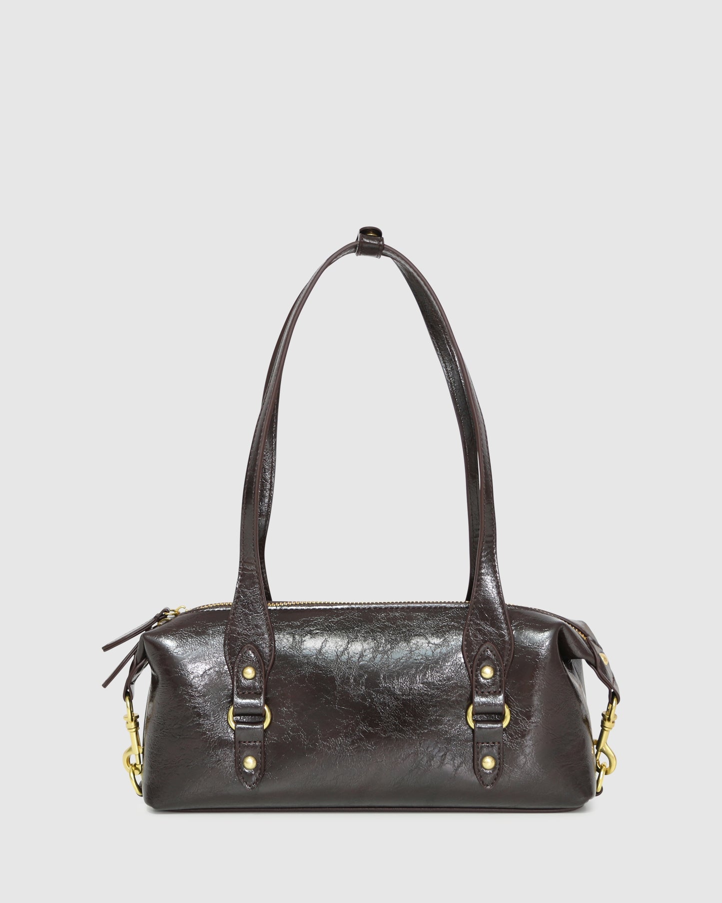 Tide Sling PU Bag - Chocolate