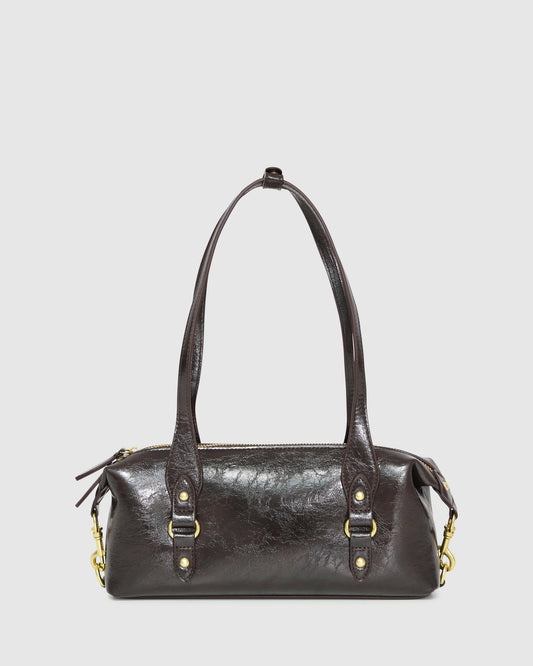 Tide Sling PU Bag - Chocolate