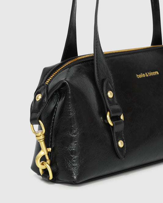 Tide Sling PU Bag - Black