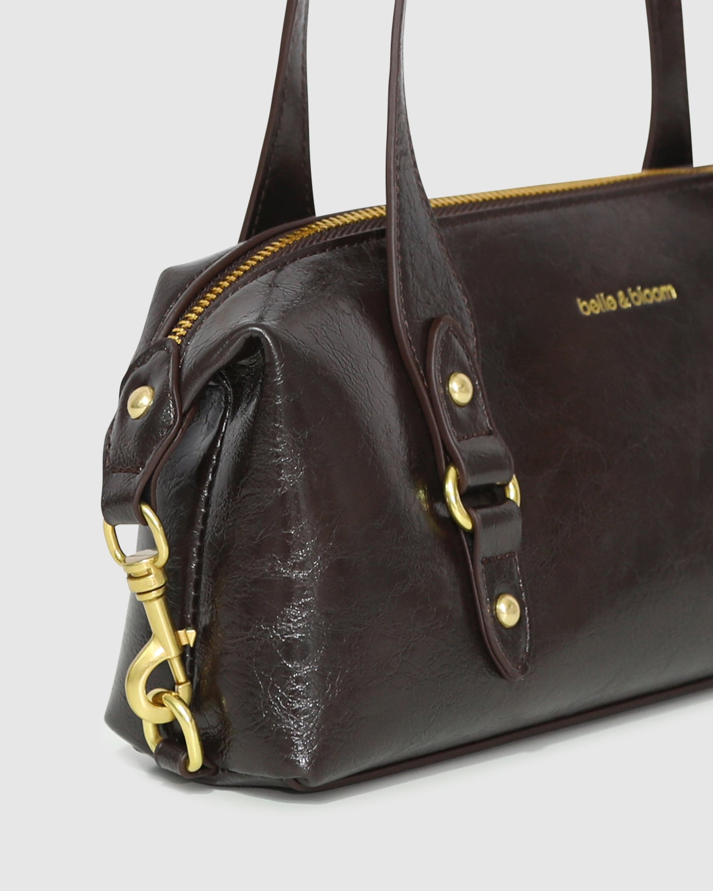 Tide Sling PU Bag - Chocolate