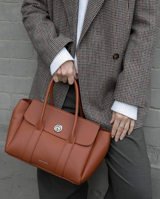 The Regent PU Bag - Tan