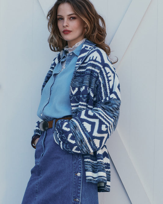 Twice Loved Cardigan - Blue